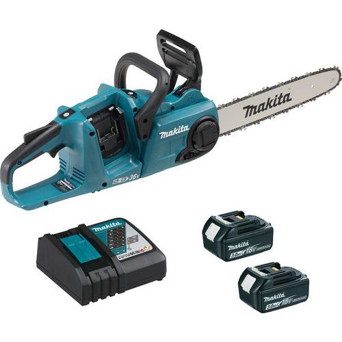 Motosega 36V 2 x 18 V ioni di litio 35 cm- Makita