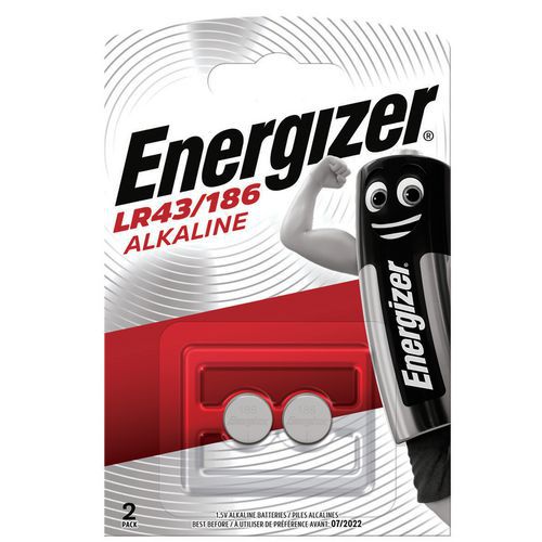 Pila a bottone alcalina LR43 - Energizer