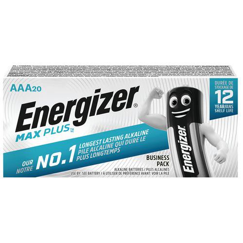 Pila alcalina Max Plus AAA/LR3 - Lotto da 20 - Energizer