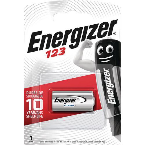 Pila al litio per apparecchi elettronici - 123 - Energizer