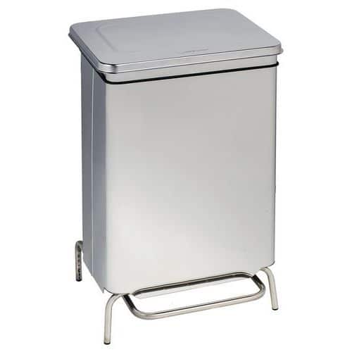 Contenitore a pedale inox - 70 L