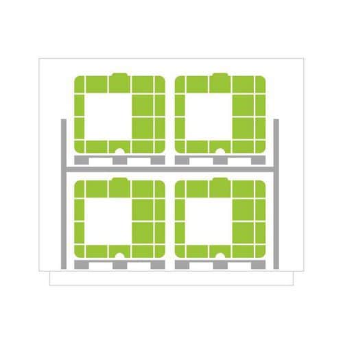 Container per 4 IBC da 1000L