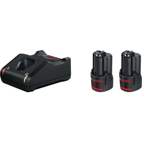 Kit di 2 batterie da 12V e caricatore rapido - Bosch