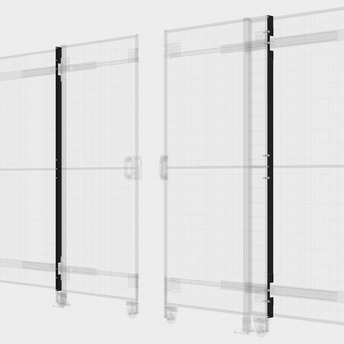 Lamiera di tamponamento pannello porta scorrevole H=1480 mm ImpactGuard