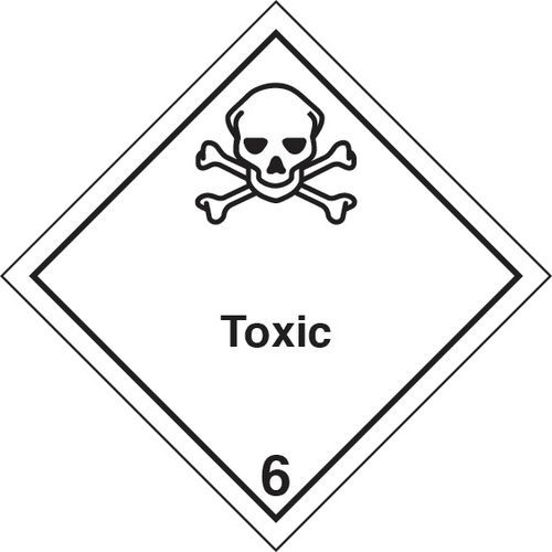 Pericolo della classe 6.1 (Materie tossiche) TOXIC