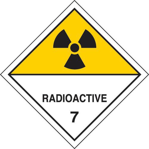 Pericolo della classe 7 (Materie radioattive) RADIOACTIVE