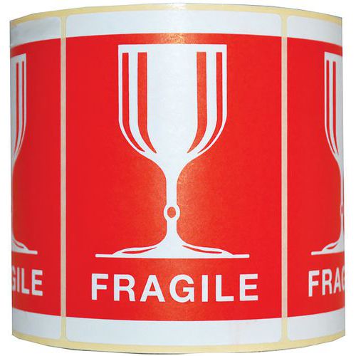 Etichetta di sicurezza - Per vetro fragile