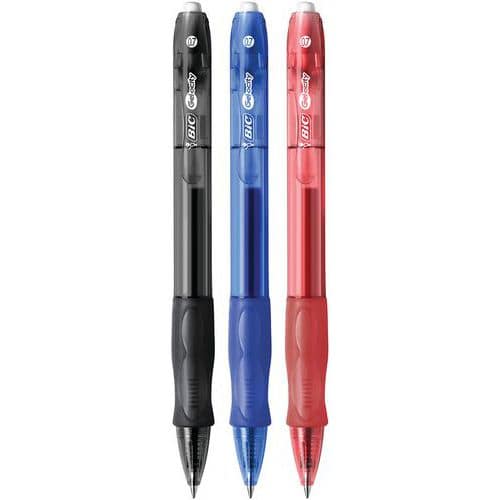 Penna roller Gelocity - Punta 0,7 mm - Confezione da 12 - Bic