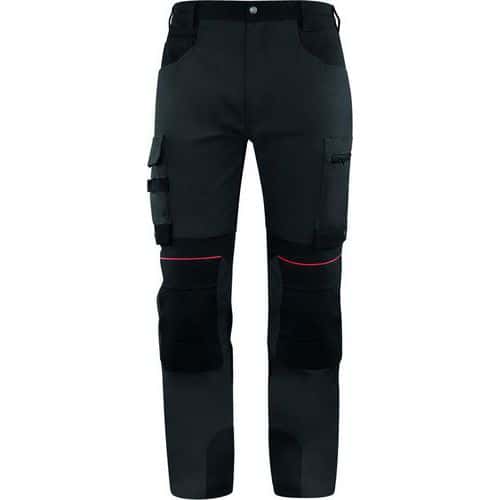 Pantaloni da lavoro stretch M5PA3 grigio/nero - Delta Plus