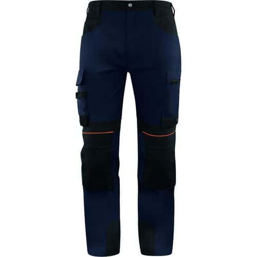 Pantaloni da lavoro stretch M5PA3 blu marina/nero - Delta Plus