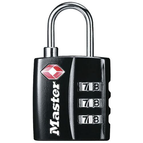 Lucchetto a combinazione programmabile per bagagli TSA Masterlock - De raat