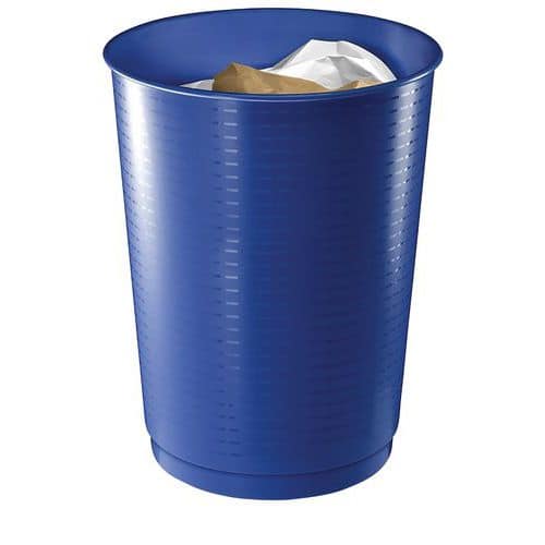 Cestino per rifiuti blu cobalto - 40 L - CEP