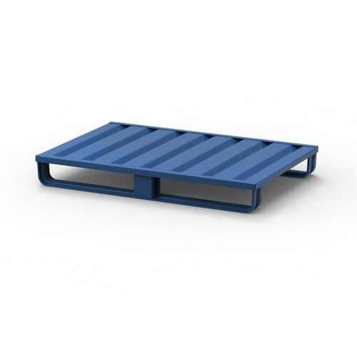 Pallet in metallo 2 pattini