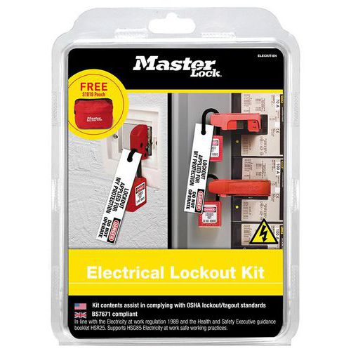 Kit di lockout elettrico ELECKIT-EN - Master Lock