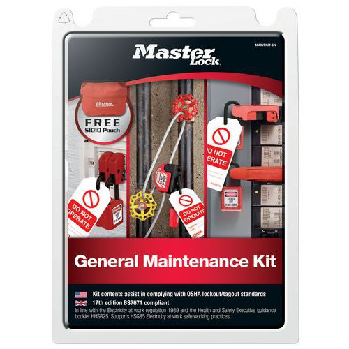 Kit di lockout generico MAINTKIT-EN - Master Lock