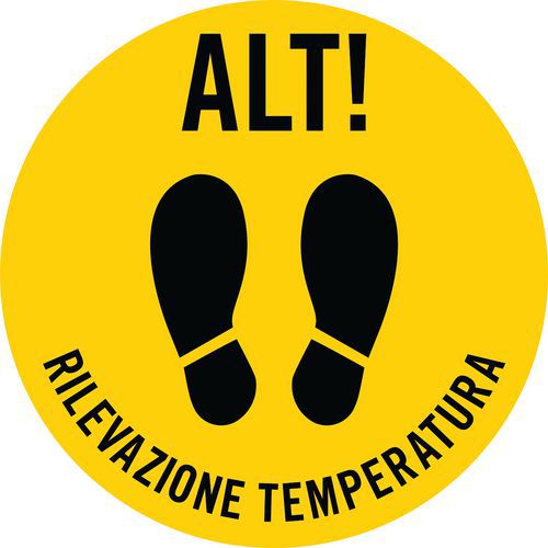 Disco antiscivolo - Alt! Rilevazione temperatura