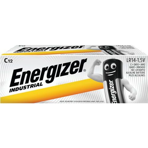 Pila alcalina Industrial C/LR14 - Lotto da 12 - Energizer