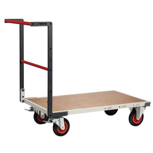 Carrello con pianale a sponda fissa - Portata 400 kg