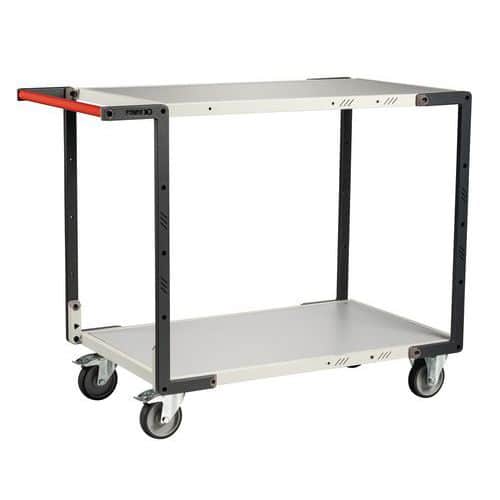 Carrello a 2 ripiani - Portata 250 kg