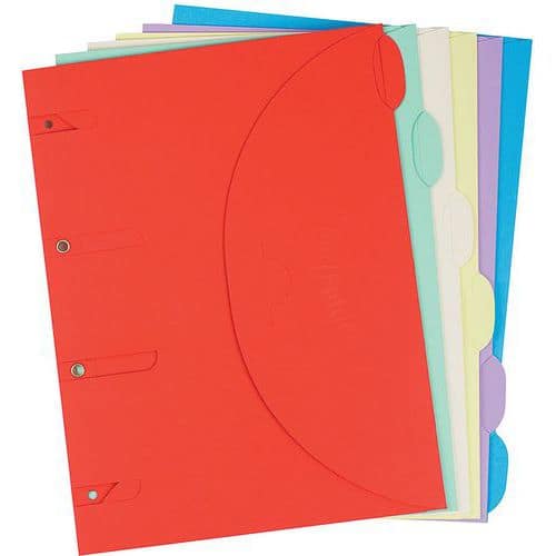 Cartellina Smartfolder 3 lembi con occhielli e velcro - Tarifold