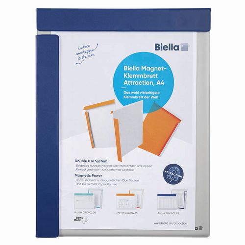 Porta bloc-notes magnetico in PVC A4 - Exacompta