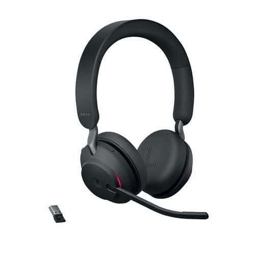 Cuffia-microfono con filo Evolve2 65 UC Duo USB-A Link 380a - Jabra