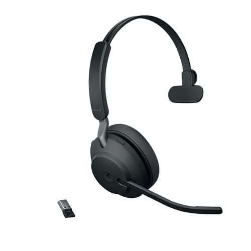 Cuffia-microfono con filo Evolve2 65 Mono USB-A MS Link 380a - Jabra