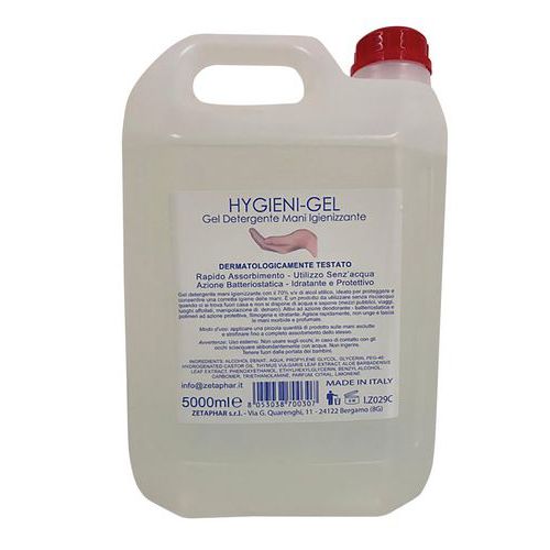 Gel igienizzante cosmetico - 5 L