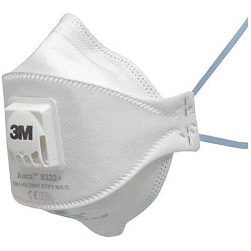 Maschera 3M™ Aura™ 9322+ FFP2 NR D con valvola Cool Flow™ - 3M