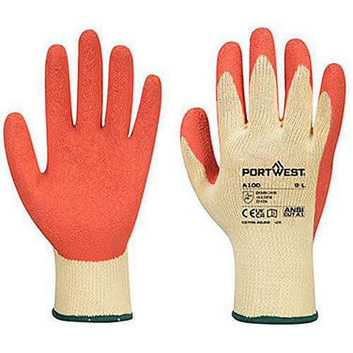 Guanti grip rivestito di lattice arancione - Portwest