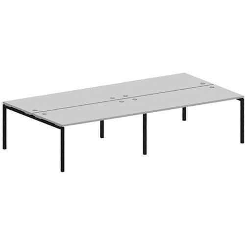 Scrivania diritta Open Bench - 4 posti