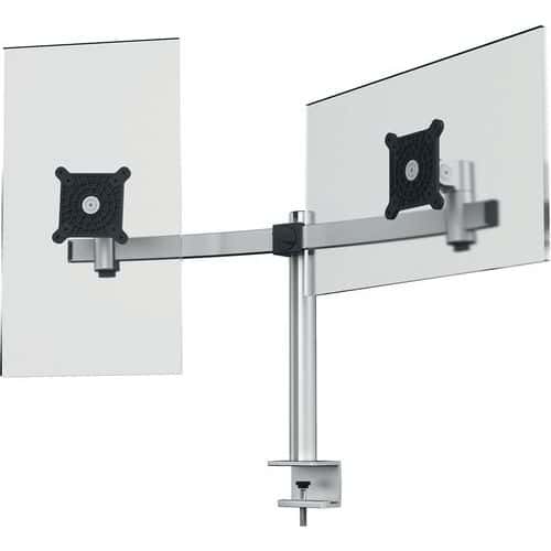 Braccio di supporto per monitor, 2 schermi - Durable