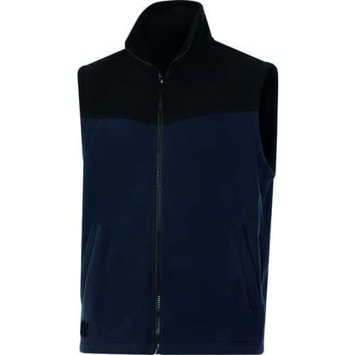 Gilet in pile senza maniche - GILLI Blu marina-Nero - Delta Plus