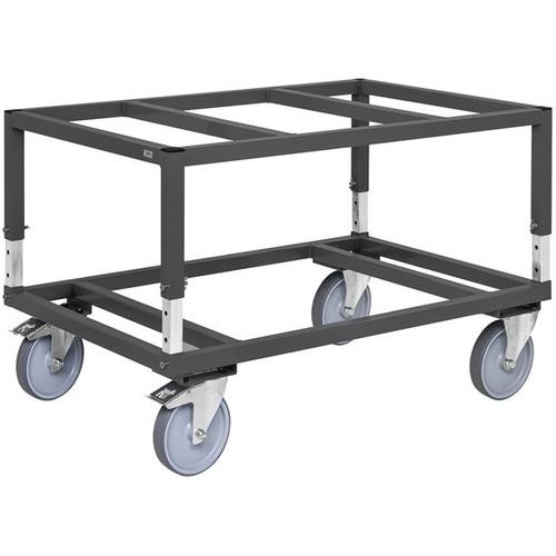 Carrello per pallet a norma europea - Con freni - Kongamek