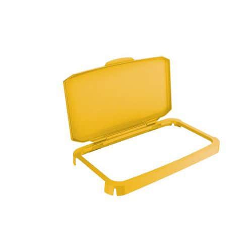 Coperchio giallo con cerniera Durabin® 60L - Durable