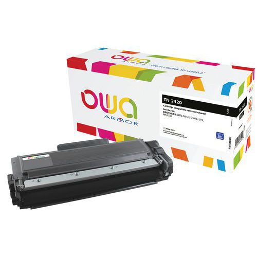 Toner ad alta capacità compatibile Brother TN2420 BLACK - Owa