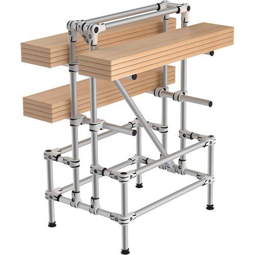 Rulliera cantilever fissa - Carico 350 kg per livello - Trilogiq