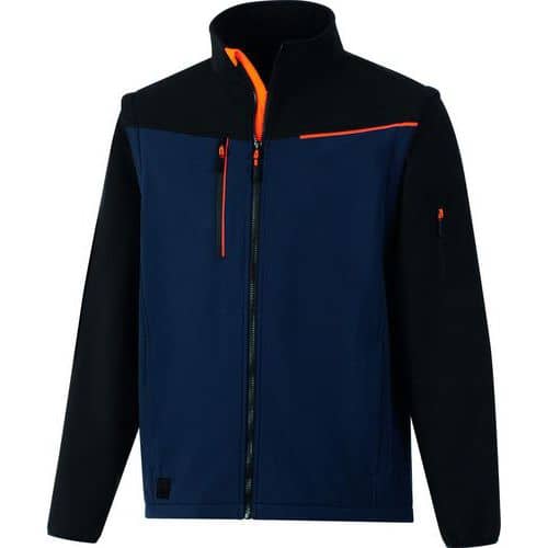 Giacca Softshell 2 in 1 - SOCCIA Blu marina-Nero - Delta Plus