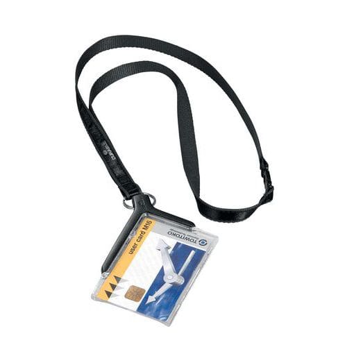 Porta-badge Deluxe con laccio in tessuto - Durable