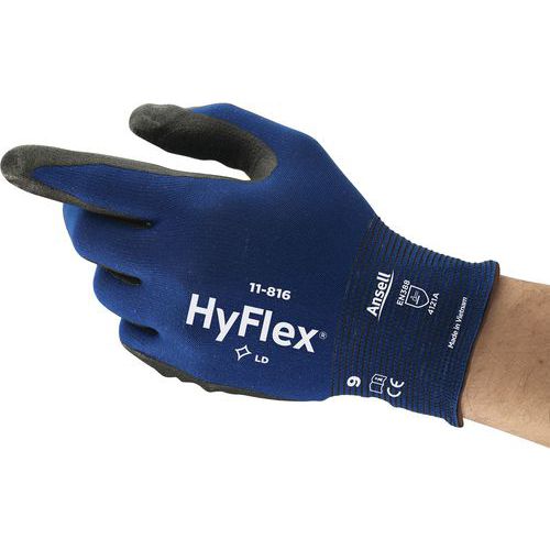 Guanti da movimentazione ergonomici HyFlex®11-816 - Ansell