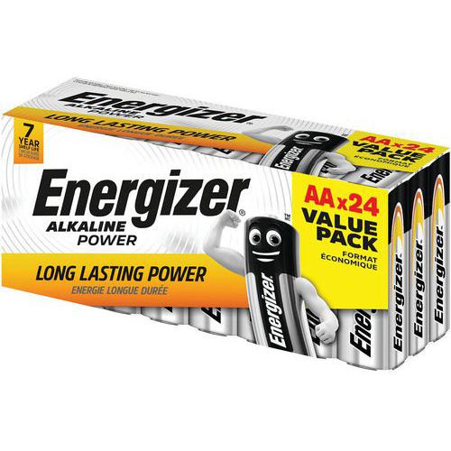 Pila alcalina Power AA Value Box - Lotto da 24 - Energizer