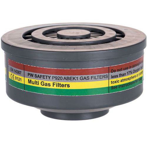 Filtro gas a1 con filettatura speciale - Portwest