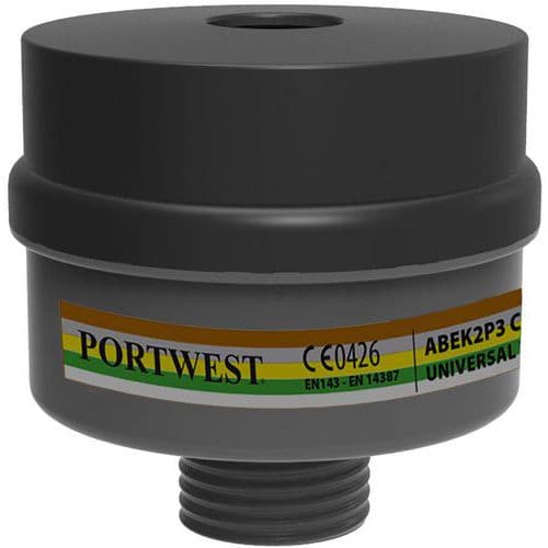 Filtro combinato abek2p3 filettatura universale - Portwest