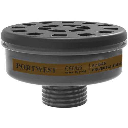 Filtro gas a2 filettatura universale - Portwest