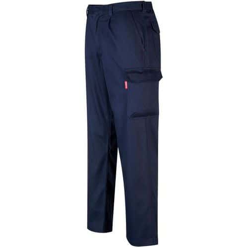 Pantalone ignifugo bizweld cargo  blu navy - Portwest