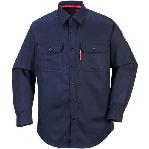 Camicia ignifuga bizflame 88/12  blu navy - Portwest