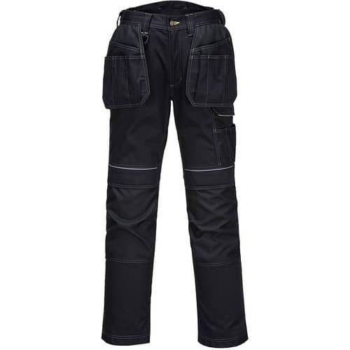 Pantaloni da lavoro holster pw3 nero - Portwest