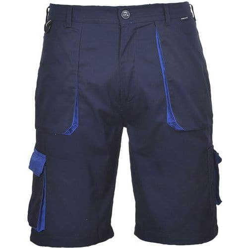 Bermuda bicolore portwest texo  blu navy - Portwest