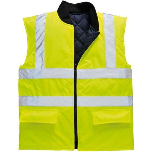 Gilet reversibile ad alta visibilità giallo - Portwest