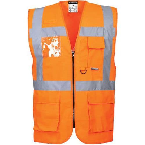 Gilet executive berlino arrancio - Portwest